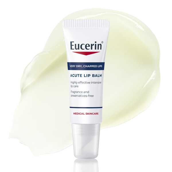 EUCERIN ACUTE LIP BALM, lūpų balzamas nuo skilinėjimo, 10 ml