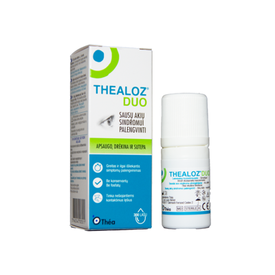 THEALOZ DUO, akių lašai, 10 ml