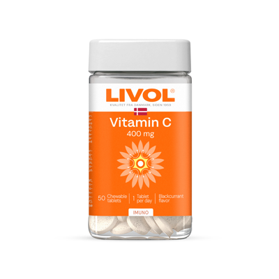 LIVOL MONO, Vitaminas C, 400 mg, N50