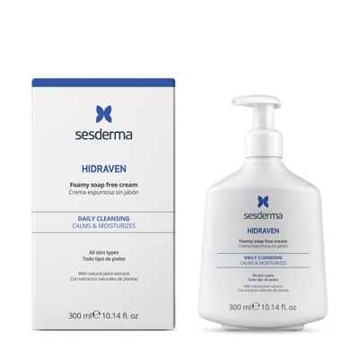 SESDERMA, HIDRAVEN, bemuilis putojantis prausiklis, 300ml