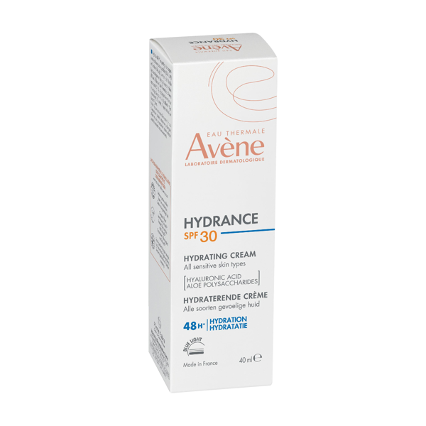 AVENE HYDRANCE LIGHT, emulsija normaliai, mišriai odai, SPF 30, 40ml