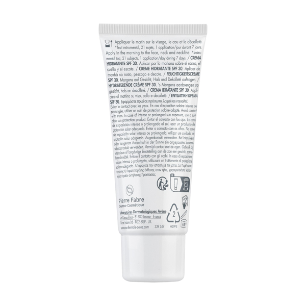 AVENE HYDRANCE LIGHT, emulsija normaliai, mišriai odai, SPF 30, 40ml