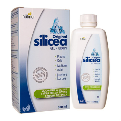 SILICEA ORIGINAL GEL + BIOTIN, silicio gelis su biotinu, 500 ml