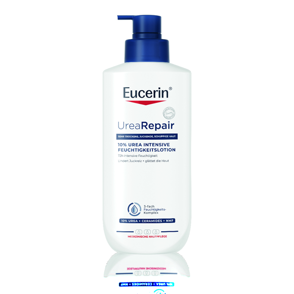 EUCERIN UREAREPAIR PLUS, kūno losjonas su 10% šlapalo, sausai odai, 400 ml