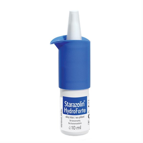 STARAZOLIN HYDROFORTE, akių lašai, 10 ml