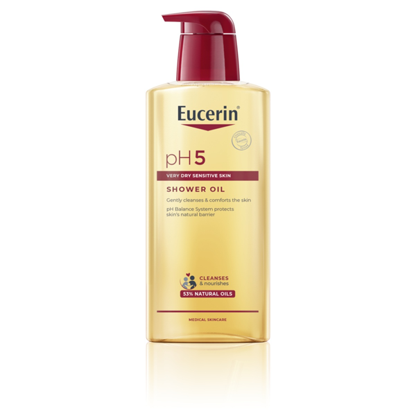 EUCERIN PH5, prausiamasis aliejus jautriai odai, 400 ml