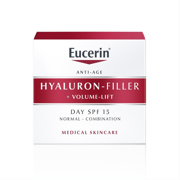 EUCERIN HYALURON - FILLER + VOLUME - LIFT, dieninis kremas normaliai ir mišriai odai, 50 ml