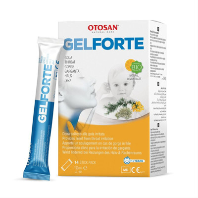OTOSAN, gerklės drėkinamasis gelis paketėliais, 10 g, 14 vnt.